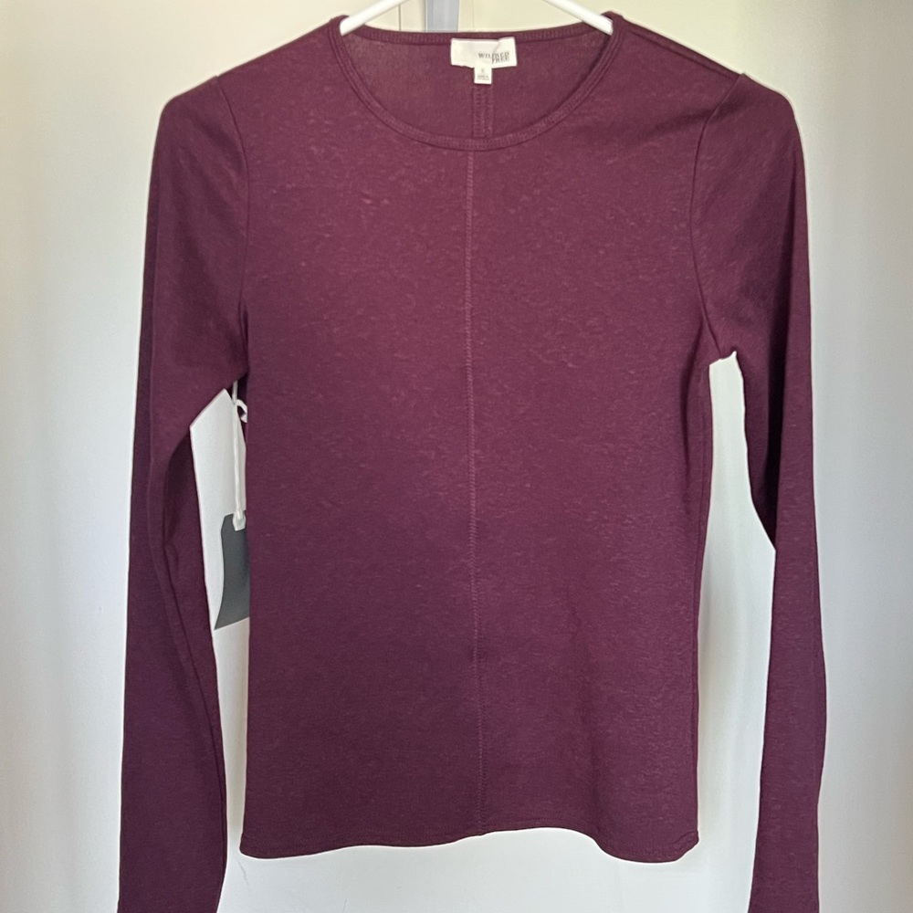 Wilfred Free red long sleeve top - new with tags
